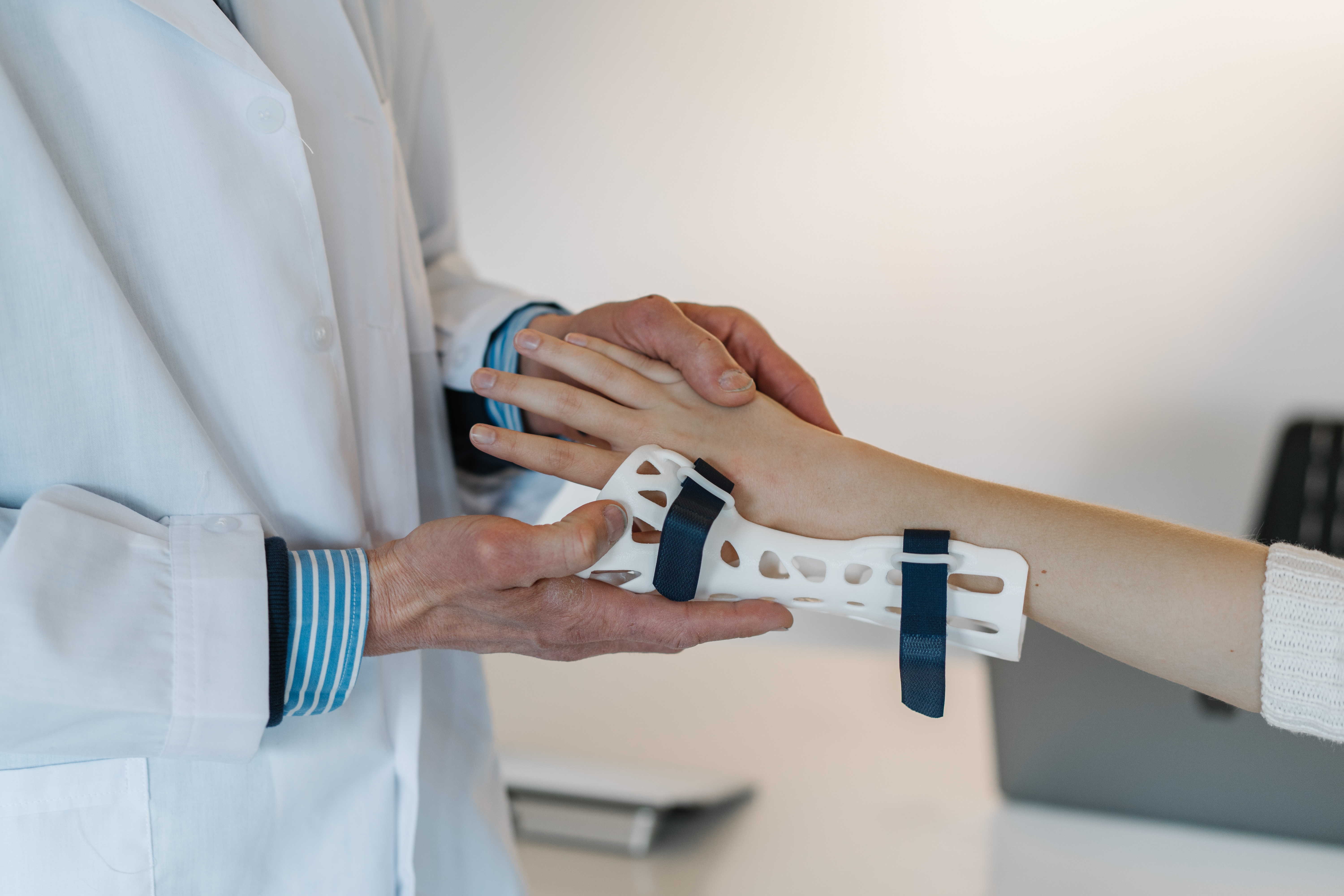 Physical therapy and wrist protection